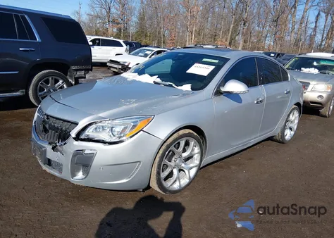 2014 Buick Regal Gs из США, поврежденный, VIN 2G4GT5GX6E9220080